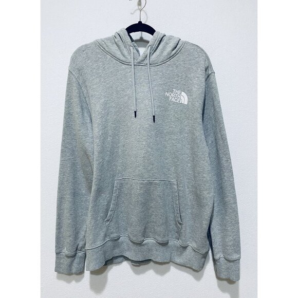 The North Face Other - The North Face Hoodie Mens Large Gray Never Stop Exploring Graphic Fleece Hiking